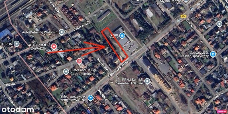 Działka z decyzja WZ dla 6 domów jednorodzinnych