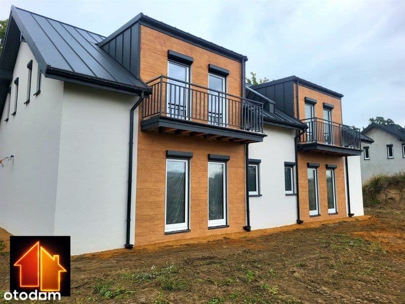 Nowoczewny bliźniak Żory Osiny 500m2 ogród