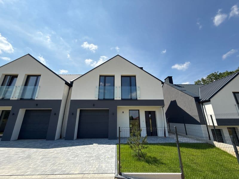 Nowy Dom w Krzyszkowicach  125m² - Ogród, Garaż + 2 Miejsca - 15 min Kraków