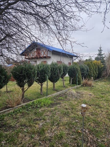 Działka ROD Rumia Kosynierów Dom solidny, woda ciepła, szambo, kominek