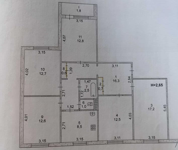Продам квартиру на 5-ом заречном.