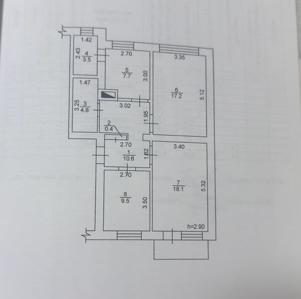 Простора 3-кімнатна квартира 73 м² | Зручне планування | м. Старокостянтинів