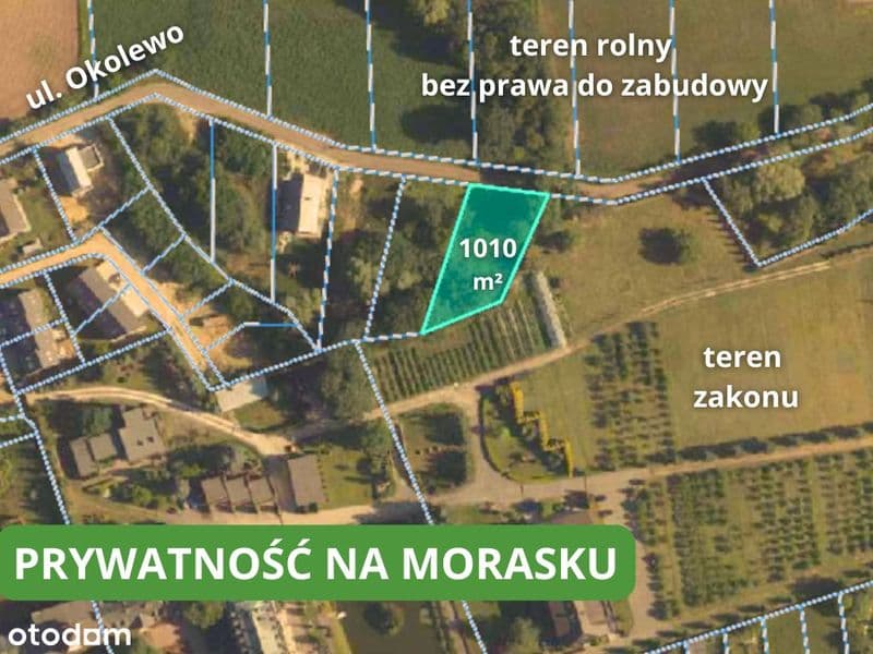 Rezerwacja Działka budowlana na Morasku, Poznań, 0% prowizji