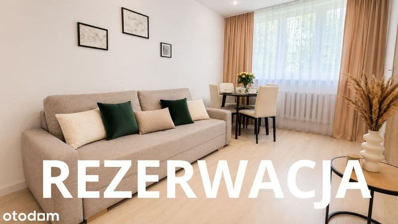 REZERWACJA Całkowicie wyposażone i odświeżone mieszkanie 3 pokojowe