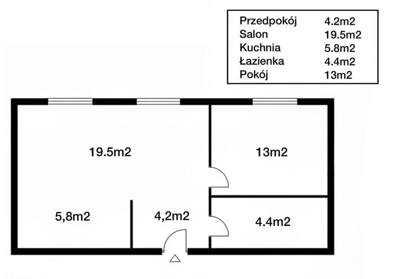 2-pokojowe mieszkanie ul.Długa Stare Miasto