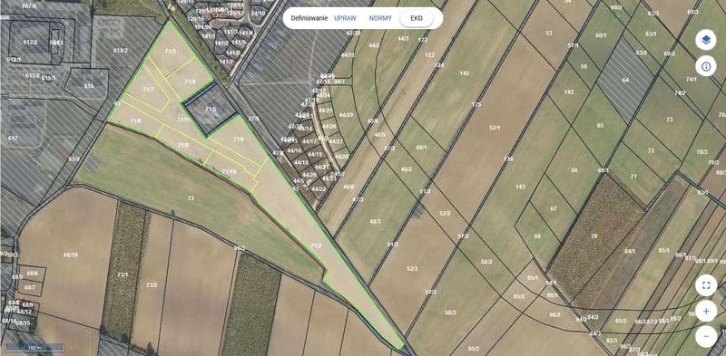 Sprzedam działkę na osiedlu Piastów Ślaskich II Głogów pow.1,69 ha