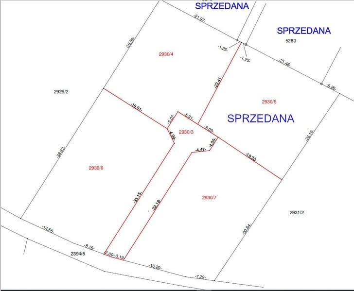 3 Działki budowane Janów Lubelski ul. Modrzewiowa