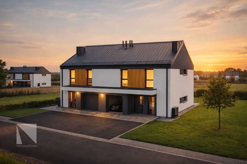 Nowoczesny bliźniak 125 m² z garażem | Dankowo k. Kwidzyna