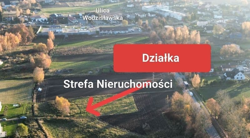 Działka usługowa Żory blisko ulicy Wodzisławska 5683m2 obok Biedronki