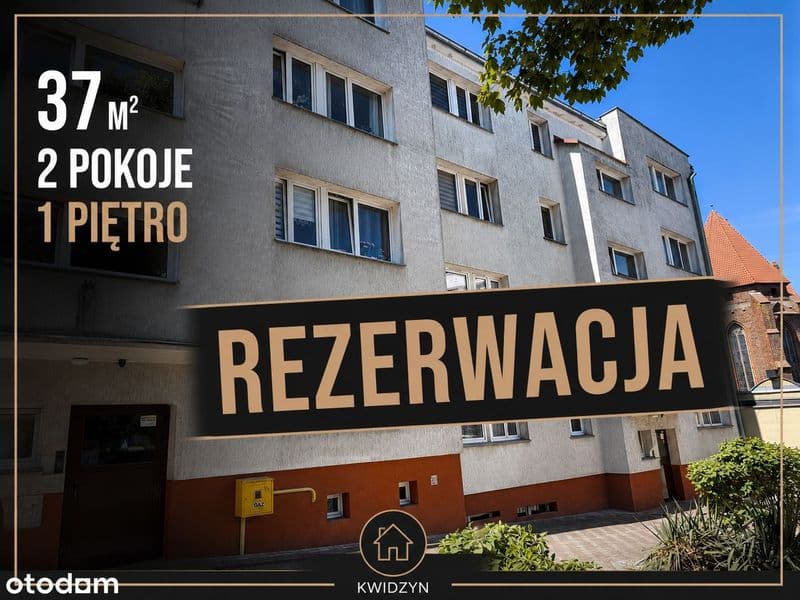Mieszkanie z potencjałem | 2 pokoje | 1 piętro | Kwidzyn