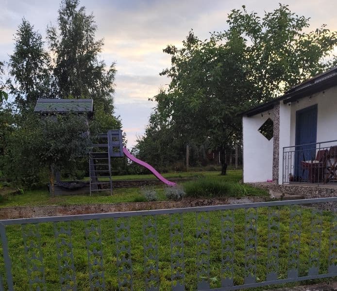 Działka ROD ul. Boczna, działka rekreacyjna  widok na  Drwęcę domek