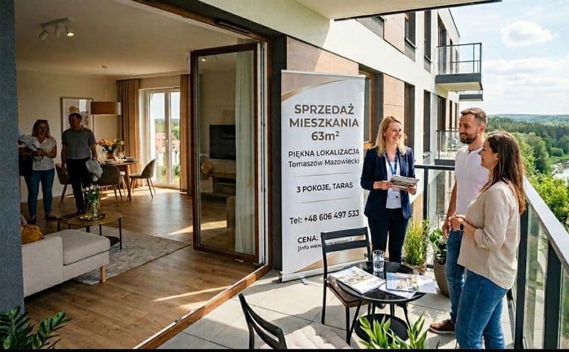 3-pokojowe mieszkanie 64m2 z balkonem - przytulne i pełne słońca!