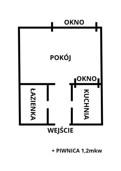 Mieszkanie kawalerka na sprzedaż