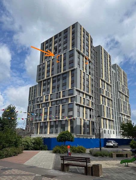 Квартира з краєвидом в ЖК “One House”, 3-кімнатна, 87,7  кв.м.