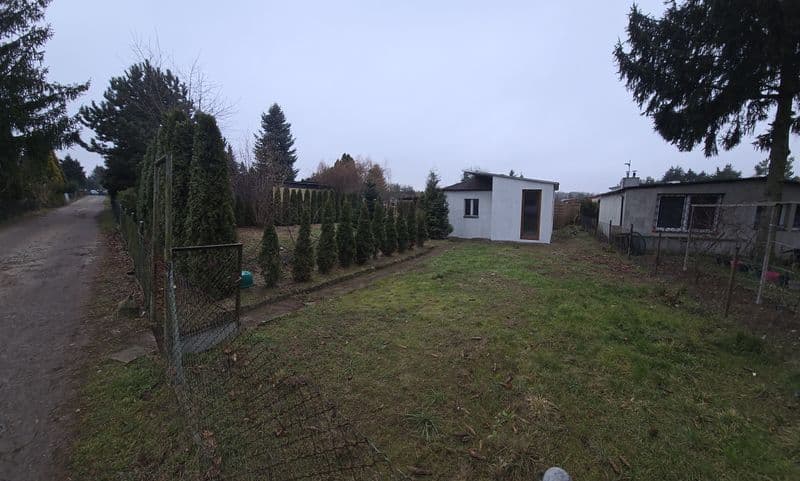 Działka rekreacyjna ROD Poznań Ławica 327 m2 nowe szambo 3 m3