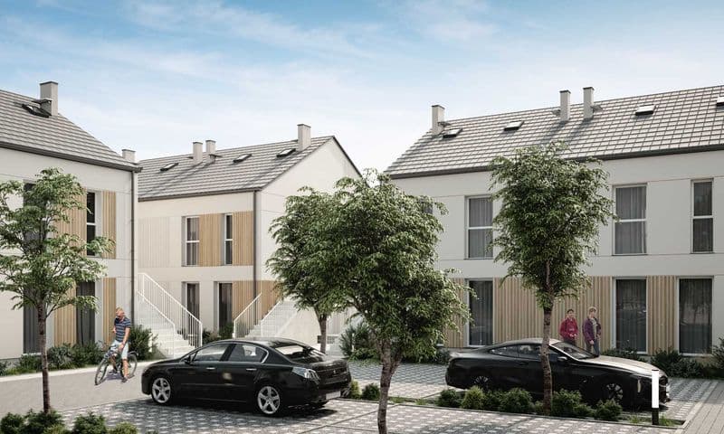 Dwupoziomowe mieszkanie rodzinne 69 m² z ogródkiem
