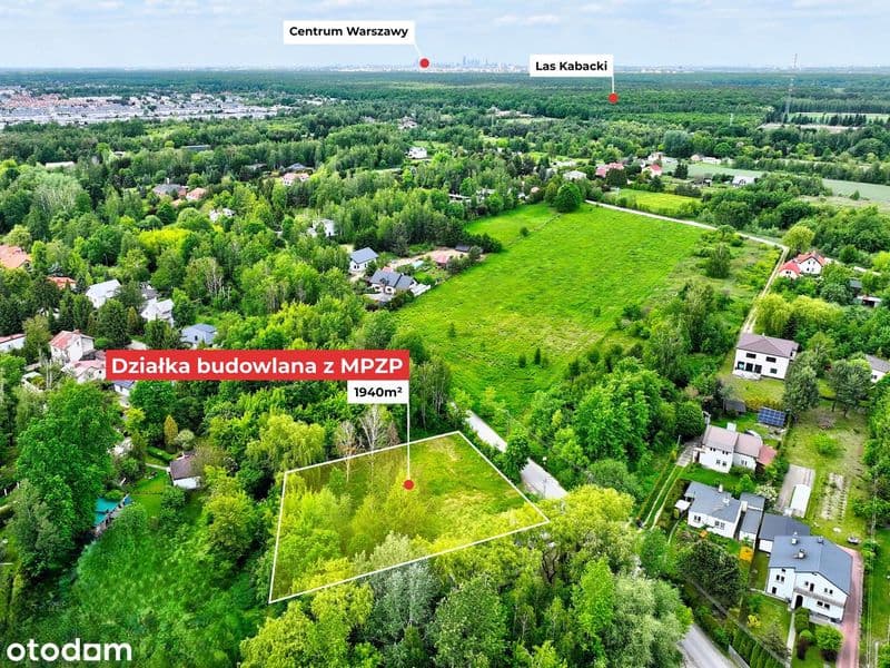 Działka z MPZP- dom jednorodzinny lub dwulokalowy, wszystkie media