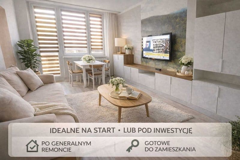 Kawalerka •  po remoncie •  bez pośredników • niski czynsz • rezerwacja •