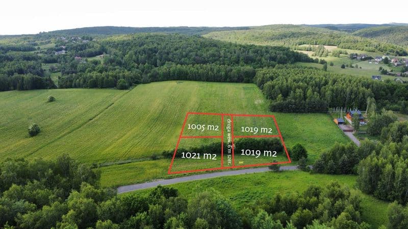 Działka budowlana na Jurze | Karlin | 5 km od Zamku Ogrodzieniec