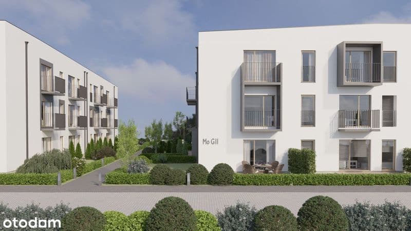 Nowoczesne 2 pokoje z balkonem | 43,6 m² |