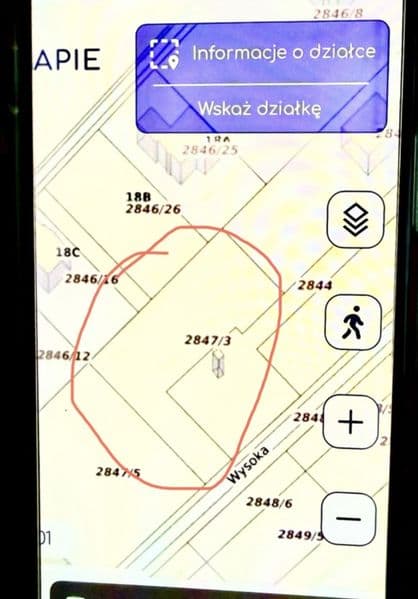 Działka 13,3 a Sokołów Podlaski.