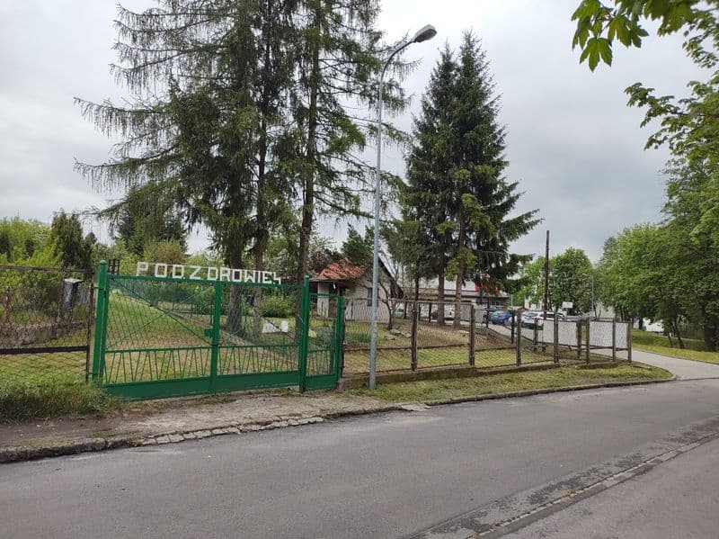 Działka ROD Zdrowie Złotoryja ogródek działkowy Centrum k. Dino