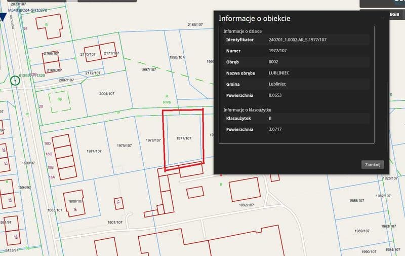 Działka budowlana 653m2 okolice ul. Kochcickiej w Lublińcu