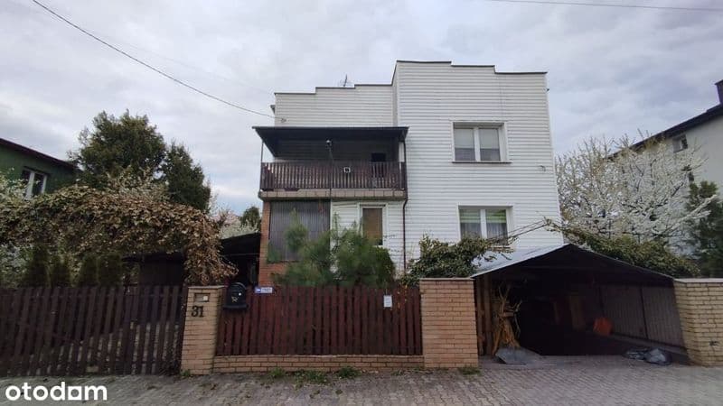 Dom o powierzchni120 m²(z dodatkowym mieszkaniem ok 70 m²do rozbudowy)