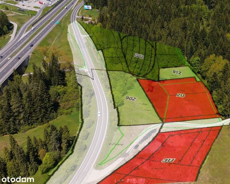 Działka Inwestycyjna Usługowa Pod Halę 3200 M2 Przy S7 W Rabce-Zdroju