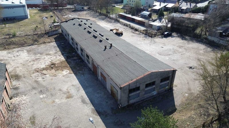 Teren przemyslowy nieruchomość grunt produkcja sklady magazyny  działka 1 ha hala przemysłowa magazyn 1200m2 Włodawa budynek plac parking tir