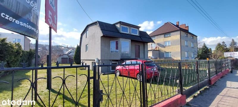 Działka inwestycyjna z domem w budowie na sprzedaż