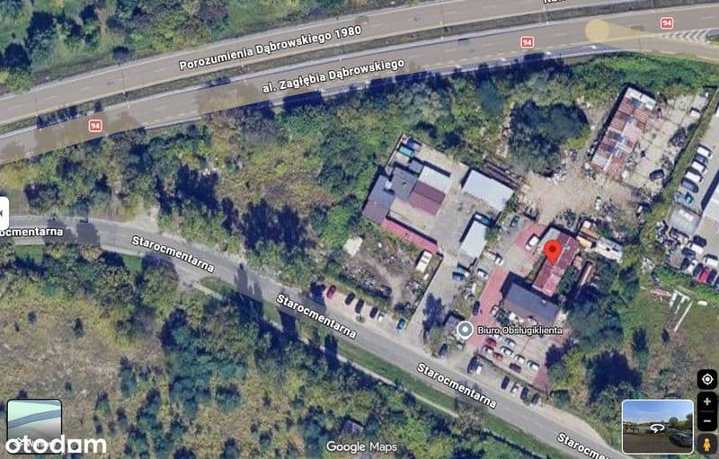 Działka 8 663 m² przy DK94 | Hale + Biura |Reklama| Wysoka ekspozycja