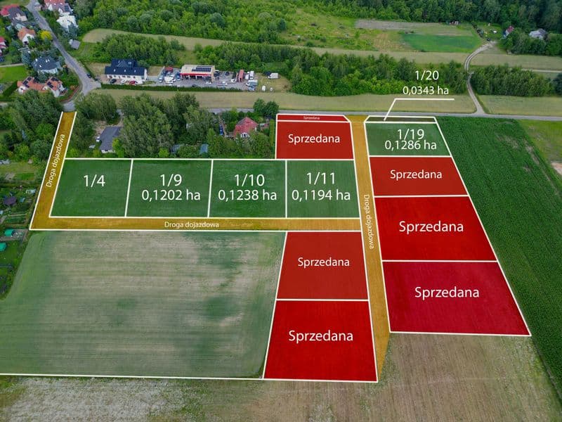 Działka budowlana w Ciechanowie  za stacją Orlen na ul plockiej