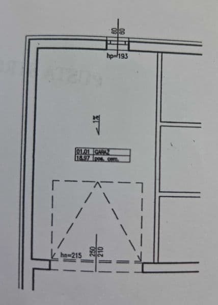 Garaż 18,97 m2 na Warszewie - prąd, brama na pilota, własność z KW.