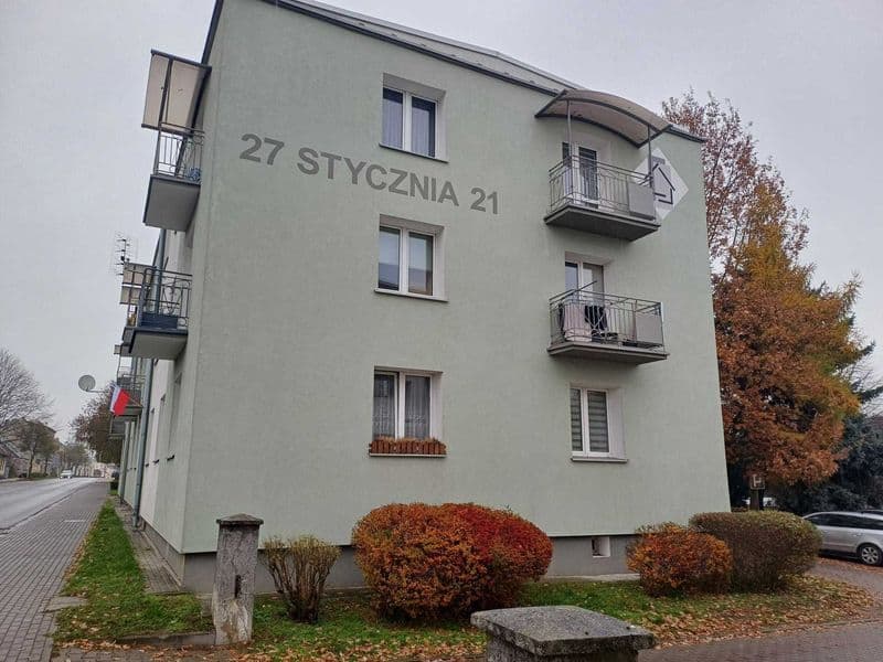 Mieszkanie 2 pok 48 m² z balkonem i garażem–ul. 27 Stycznia, Trzcianka