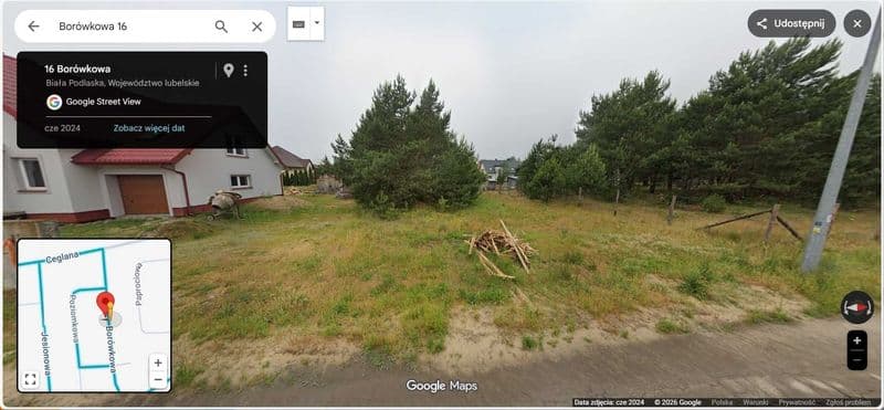 Działka, Biała Podlaska, ul. Borówkowa