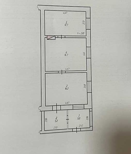 Продається 2 кімнатна квартира р -н Черьомушки без ремонта