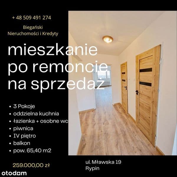 Mieszkanie po remoncie.