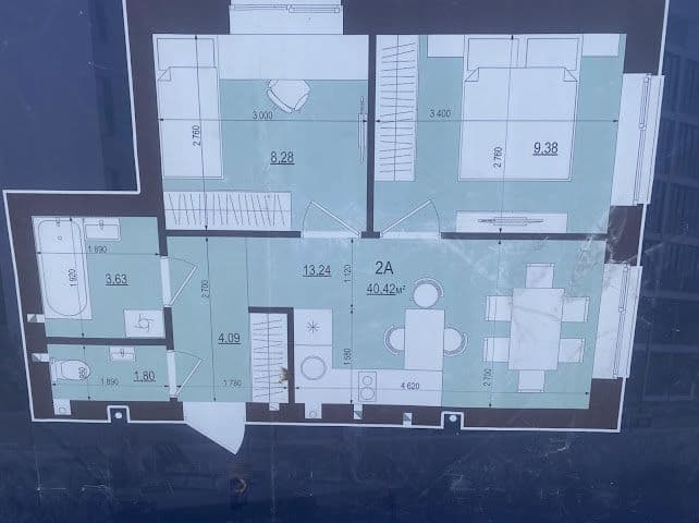 Двокімнатна квартира біля Бучанського парку. Готовий будинок.