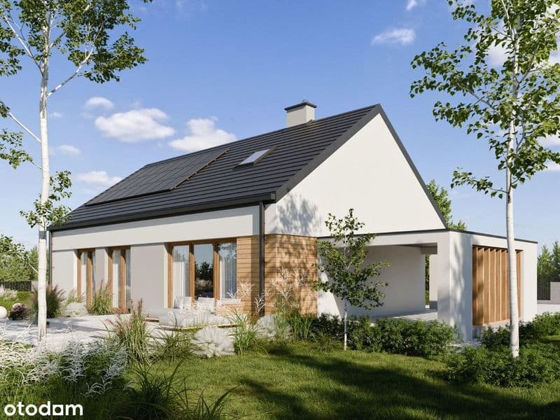 DOM MUROWANY**5.075 pln/m2 powierzchnia 135m2**czas budowy tylko 90dni