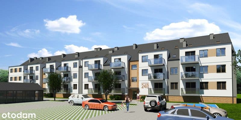 Dębno | Nowe mieszkania 38–84m²+Kom. lok. w cenie | Garaże/Miej. post.