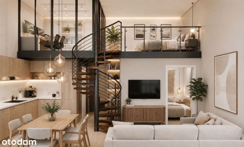 Płać za 41 m², mieszkaj na 61 m² | Loft 4 m wys.