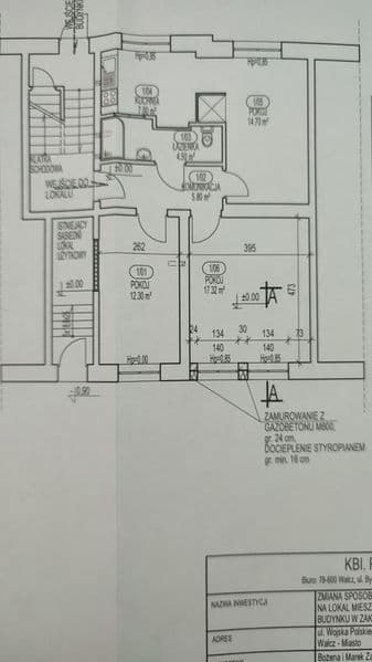 Mieszkanie z potencjałem - WAŁCZ, Woj.Pol 7 parter