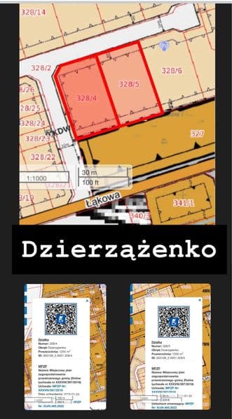 Dzialki budowlane: Blękwit i Dierzążenko