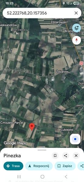 Grunt inwestycyjny DUŚ. WZ Farma Foto 44000m2