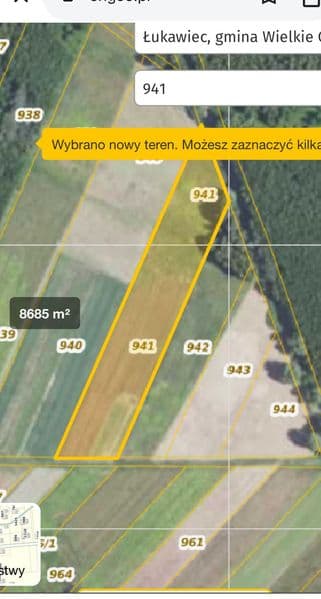 Działka na sprzedaż
