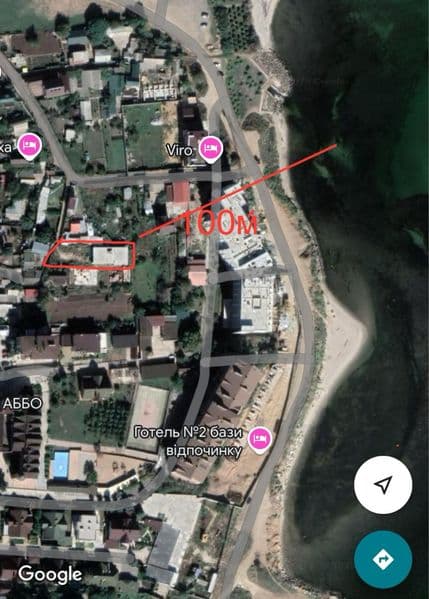 Земля у моря, Гостиница в черте города от собственника