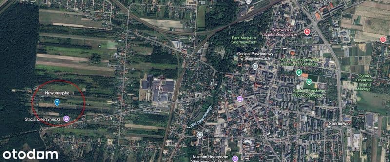 Działka budowlana o powierzchni 1141 m²