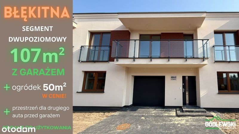 Segment z garażem i ogródkiem- idealny dla rodziny!