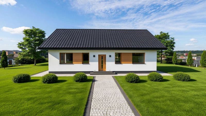 Nowy PARTEROWY dom jednorodzinny
